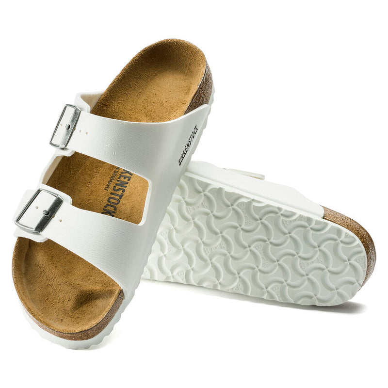 Arizona Birko-Flor Sandal (White)