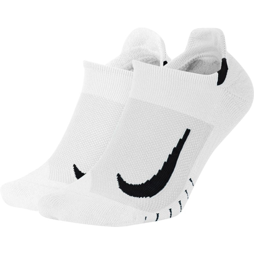 Multiplier Running No-Show Socks Pack (100 - White/Black) — TC Running Co