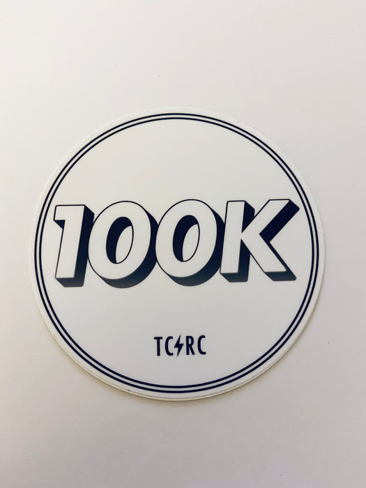 100K TCRC Sticker