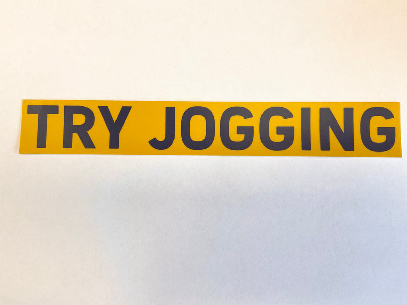 Try Jogging Sticker
