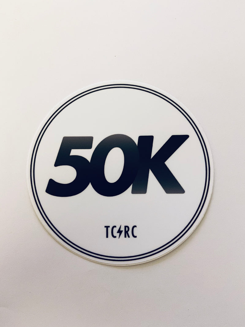 50K TCRC Sticker