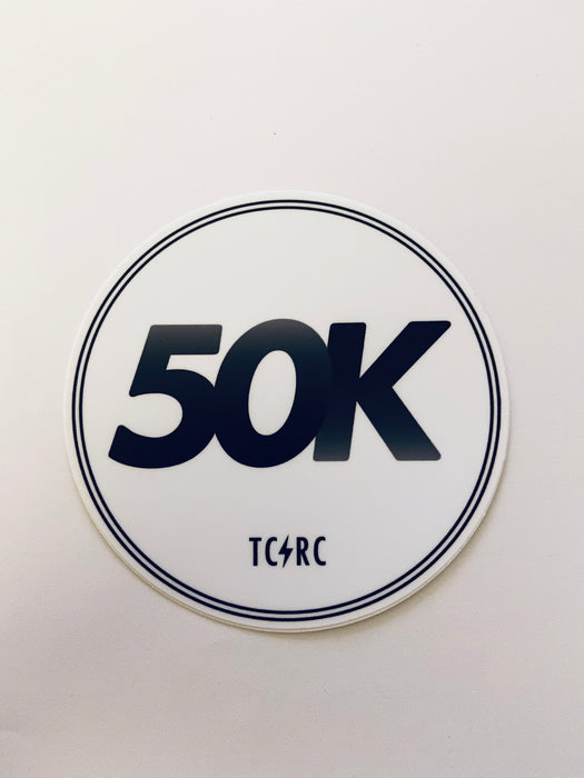 50K TCRC Sticker