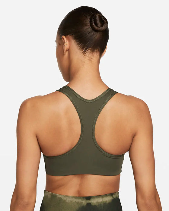 Nike Performance BRA - Medium support sports bra - cargo khaki