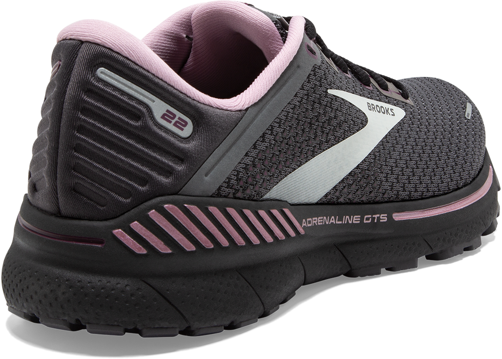 Brooks Adrenaline GTS 22 Running Shoe Women's US 9 B Pearl Black