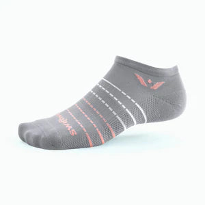 ASPIRE ZERO Running Sock (Stripe Pewter Pink)