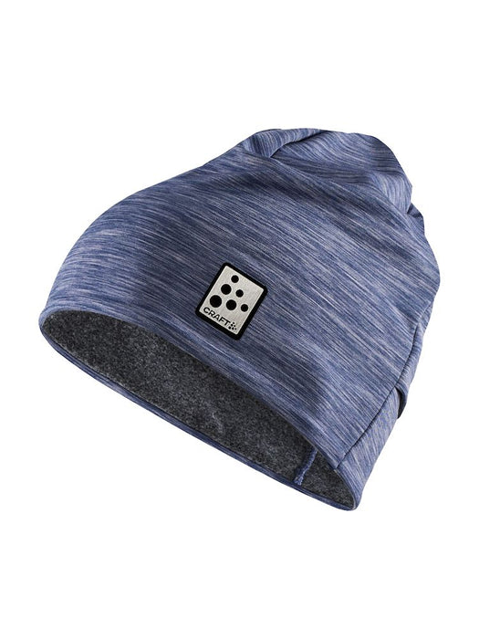 Microfleece Ponytail Hat (Sapphire-Melange)