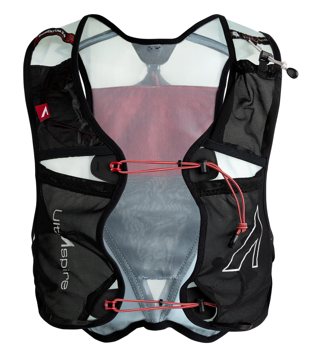 Momentum 2.0 Race Vest (Black/Red) — TC Running Co