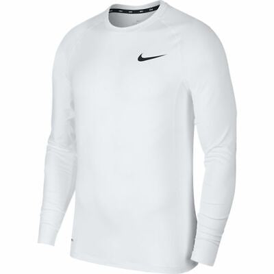 Men's Pro Long Sleeve Top (100 - White/Black)