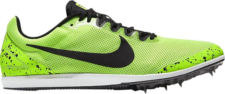 Unisex Zoom Rival D 10 Track Spike (302 - Electric Green/Black-Pure Platinum)