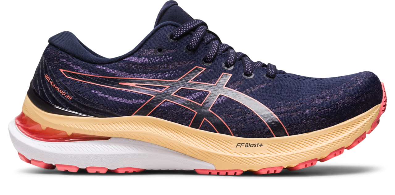 ASICS Gel Kayano 29 Wide 6 Midnight Papaya Women s