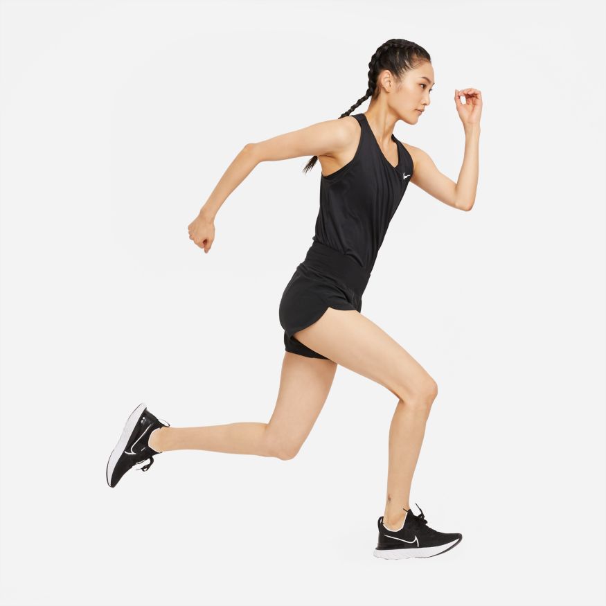 pit bijeenkomst hoe te gebruiken Women's Eclipse 3” Running Shorts (010 - Black/Reflective Silver) — TC  Running Co