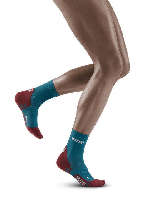 Men's Ultralight Short Compression Socks (Petrol)
