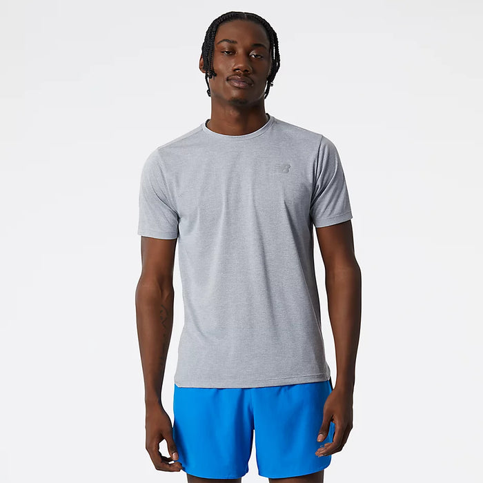 Men’s Impact Run Short Sleeve (AG - Athletic Grey)