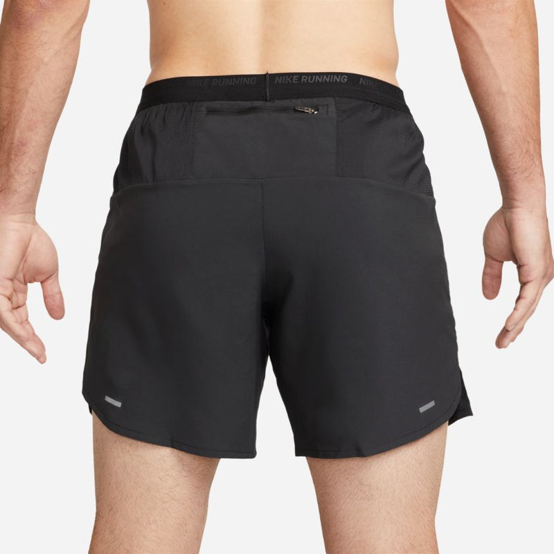 Men's DRI-FIT Stride 7" Shorts (010 - Black/Black/Reflective Silver)