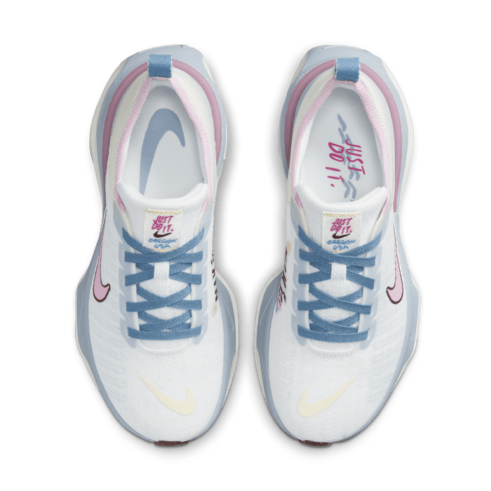 Women’s ZoomX Invincible Run Flyknit 3 (161 - Sail/Med Soft Pink/Sail/Blue Whisper)