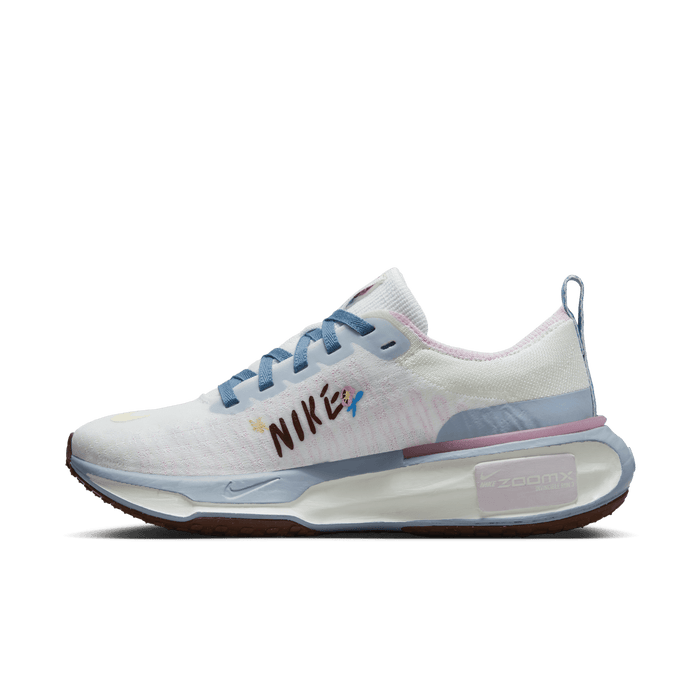 Women’s ZoomX Invincible Run Flyknit 3 (161 - Sail/Med Soft Pink/Sail/Blue Whisper)