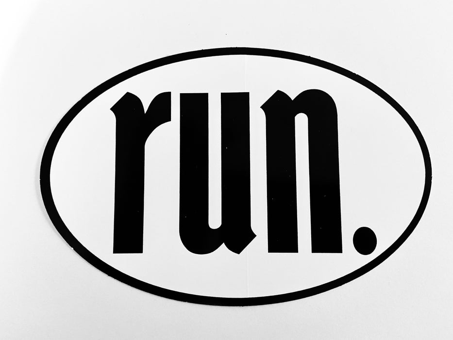 Run. Sticker