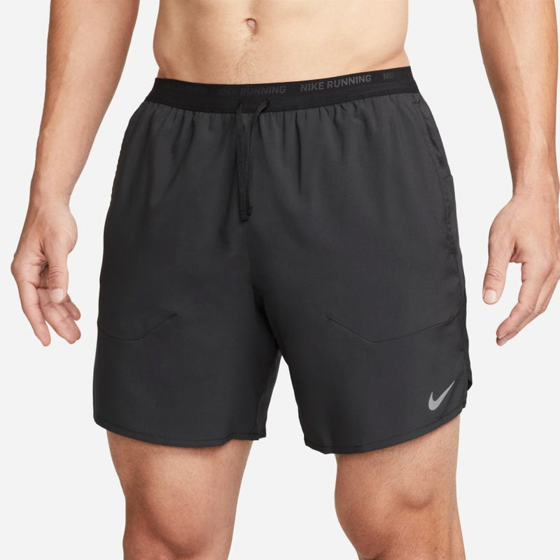 Men's DRI-FIT Stride 7" Shorts (010 - Black/Black/Reflective Silver)