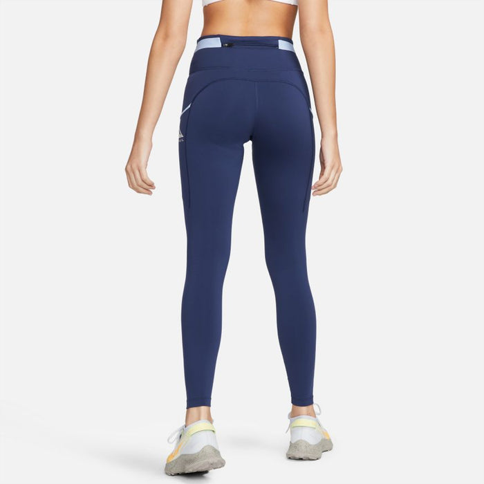 Women's Epic Luxe Trail Running Tight (410 - Midnight Navy/Aluminum/Reflective Silver)