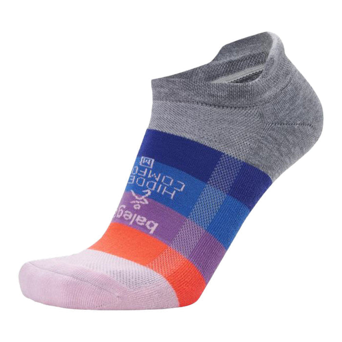 Hidden Comfort Running Socks (Midgrey/Swift Violet)
