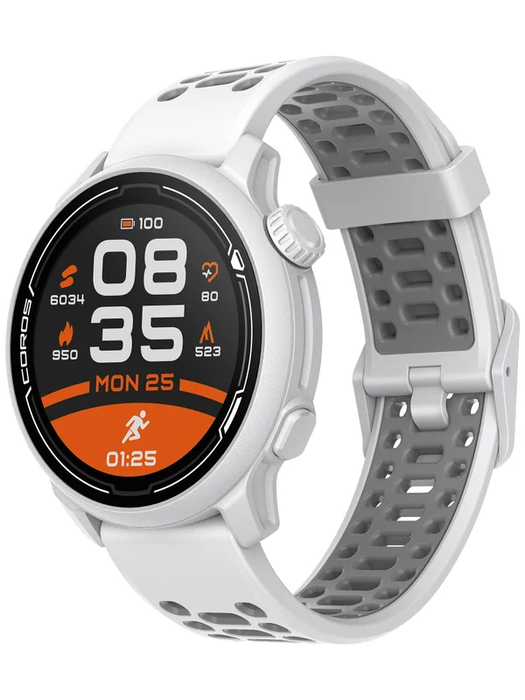 Pace 2 Premium GPS Sport Watch (White/Silicone)