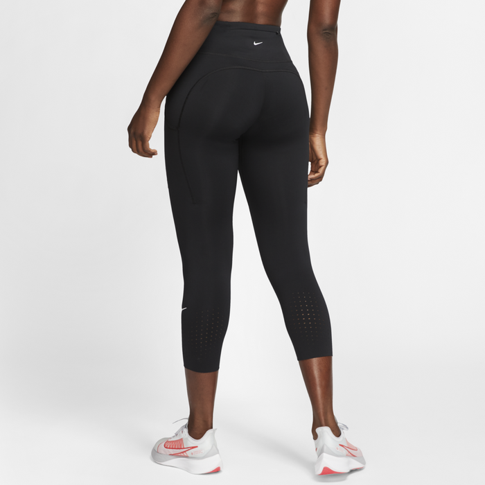 Nike Swoosh Run 7/8 Leggings Black / Reflective Silver