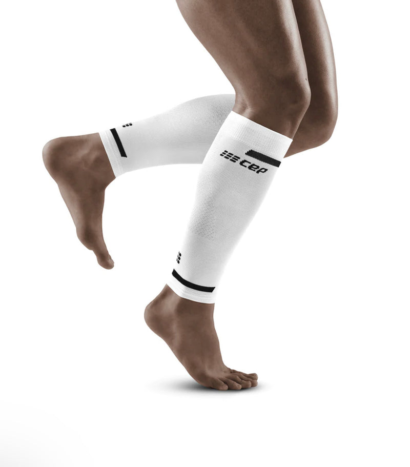 Men's Run 4.0 Compression Calf Sleeve (White)