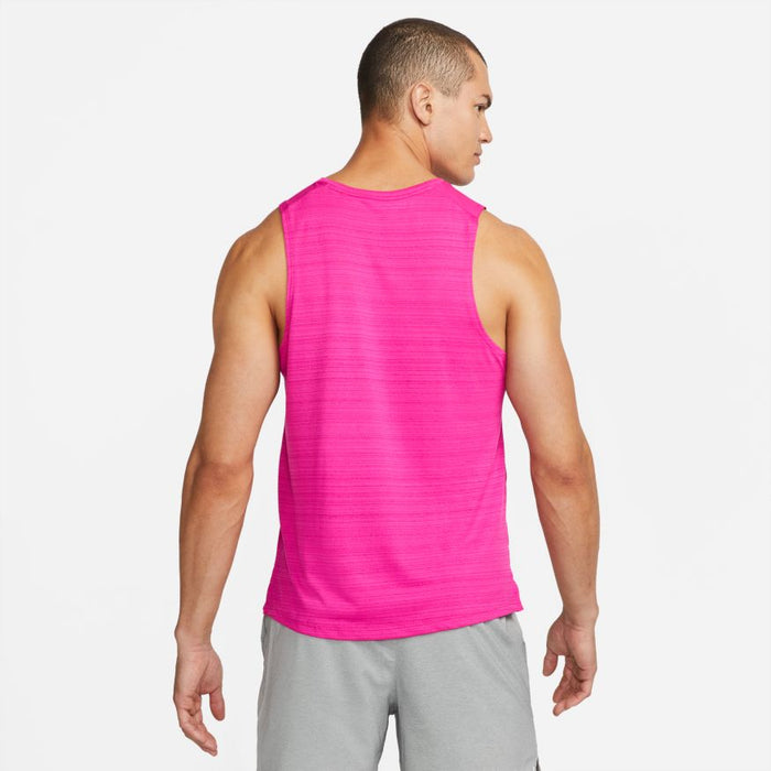 Nike Men's Dri-Fit Rise 365 Short Sleeve Running T-Shirt, XL, Active Pink