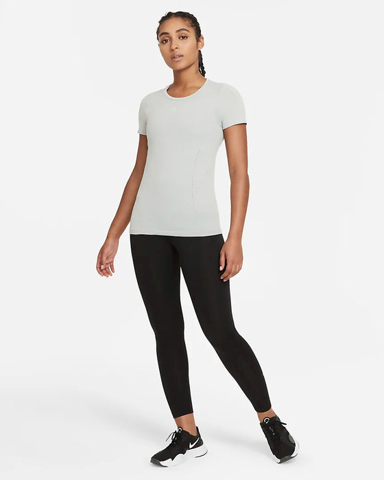 Nike Yoga T-Shirt Women's Grey CJ9326-073 