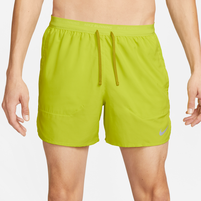 Men's DRI-FIT Stride 5" Shorts (308 - Bright Cactus/Moss/Reflective Silver)