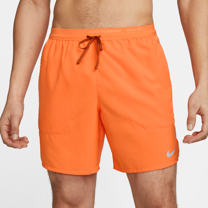 Orange nike running sales shorts
