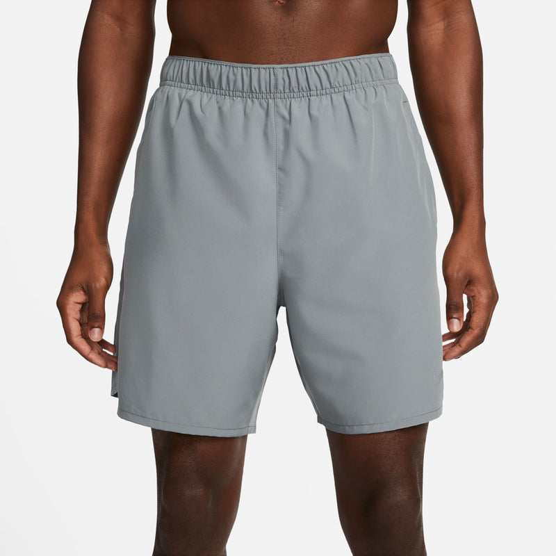 Men's DRI-FIT Challenger 7" 2-in-1 Running Shorts (084 - Smoke Grey/Dark Smoke Grey/Reflective Silver)