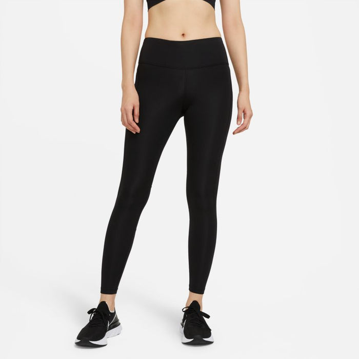 New Nike Women's Epic Fast black Tight fit Full Length Leggings size Large