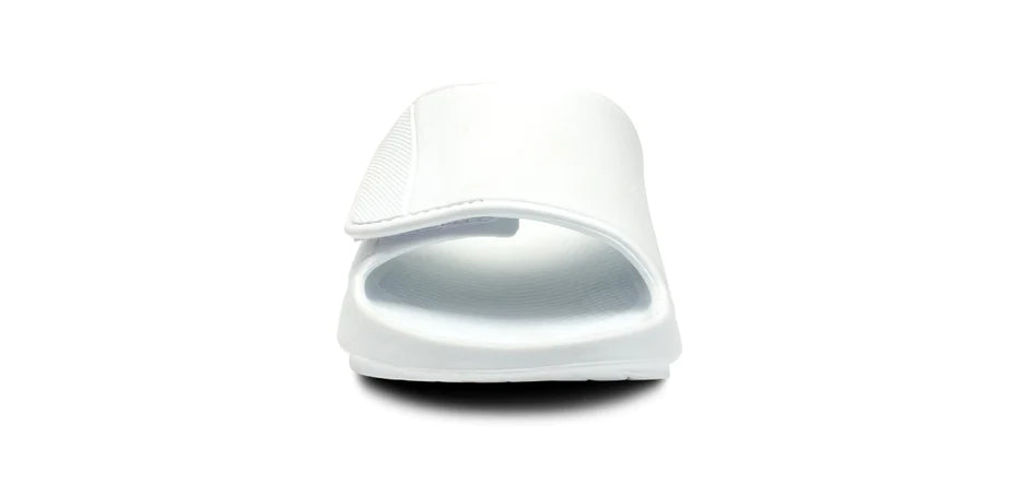 Unisex OOahh Sport Flex Slide Sandal (White)