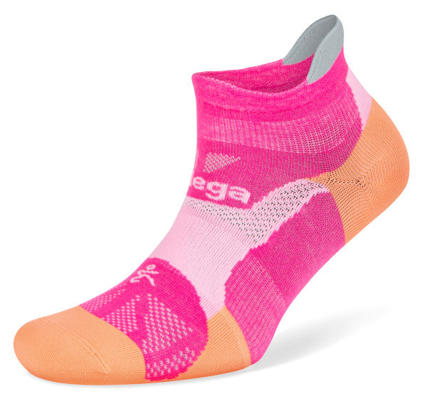 Hidden Dry Running Socks (Electric Pink/Peach)