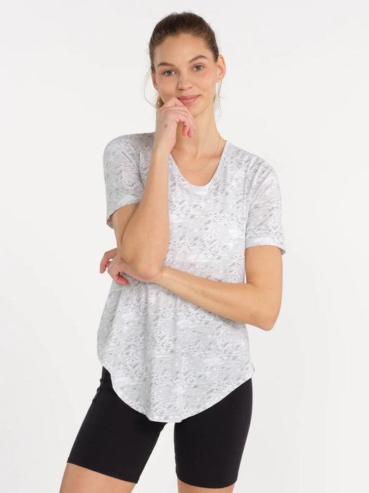 Women's Longline T-Shirt (077 - Grey Osais)