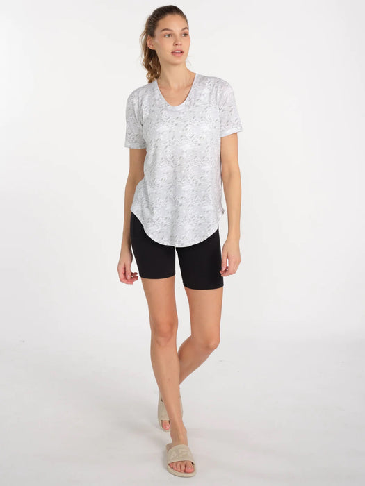 Women's Longline T-Shirt (077 - Grey Osais)