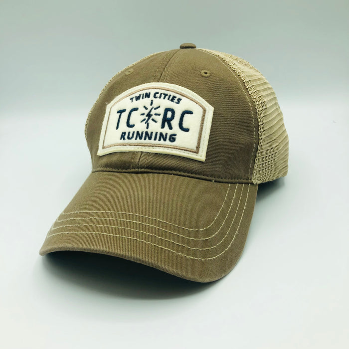 TCRC "Felt Patch" Trucker Hat (Driftwood/Khaki)