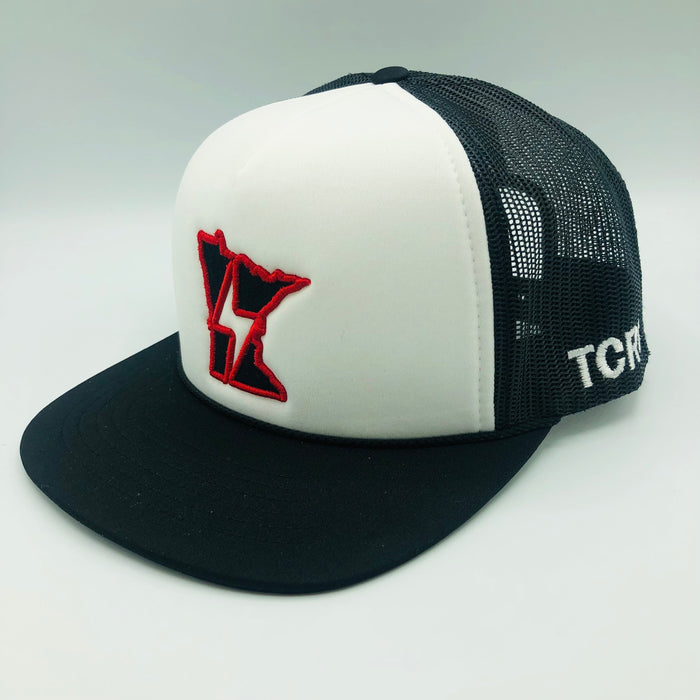 TCRC MN Bolt Foamie Trucker Hat (Red/White/Black)