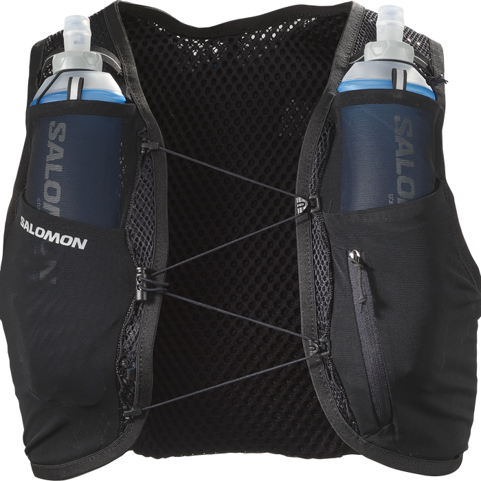 Salomon Active Skin 4 With Flasks Hydration Vest Black