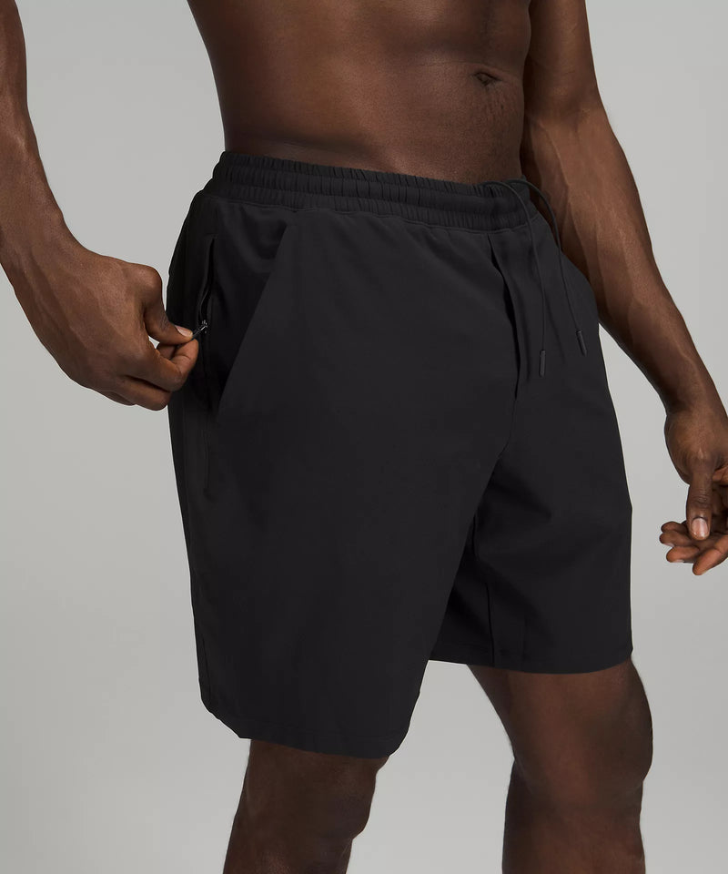 Men's Pace Breaker Short 9" Lined (Black)