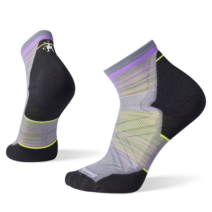 Run Targeted Cushion Pattern Ankle Socks (Graphite)