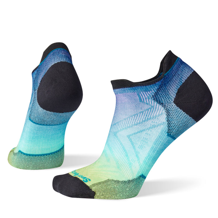 Women's Run Zero Cushion Ombre Print Low Ankle Socks (Capri)
