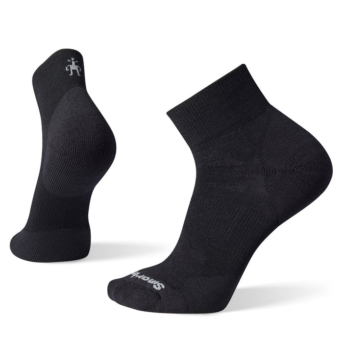 Athletic Targeted Cushion Quarter Socks- Black