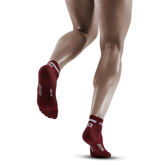 Men's The Run Low Cut Socks 4.0 (Dark Red)