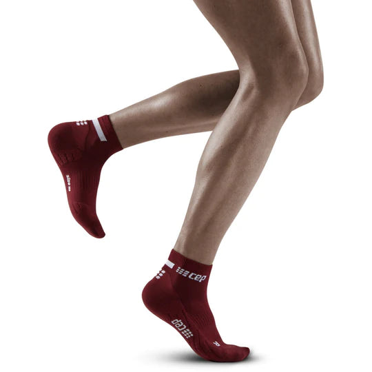Women's The Run Low Cut Socks 4.0 (Dark Red)