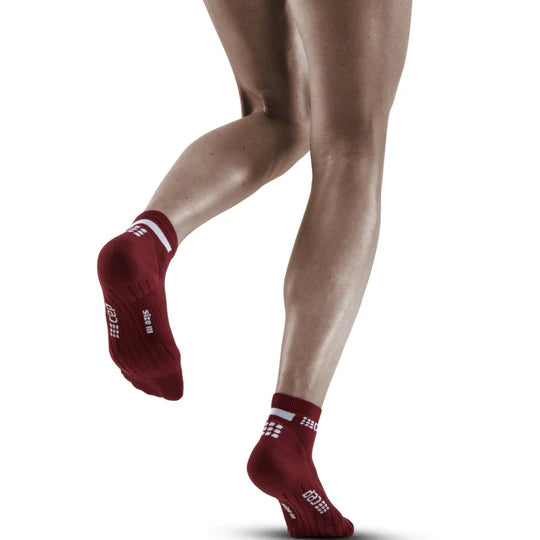Women's The Run Low Cut Socks 4.0 (Dark Red)