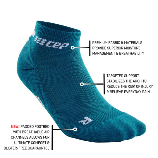 CEP Men's The Run Low Cut Compression Socks 4.0