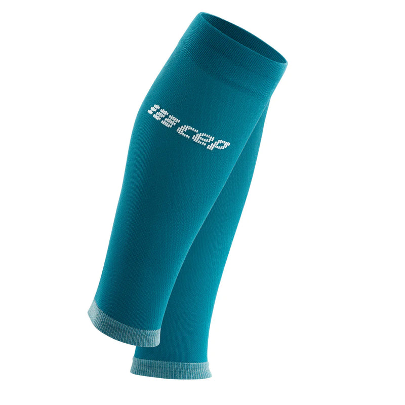 Women's Ultralight Compression Calf Sleeves (Petrol/Light Grey)