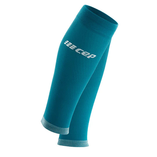 Men's Ultralight Compression Calf Sleeves (Petrol/Light Grey)